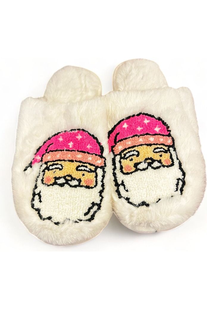 Vintage Santa Slippers