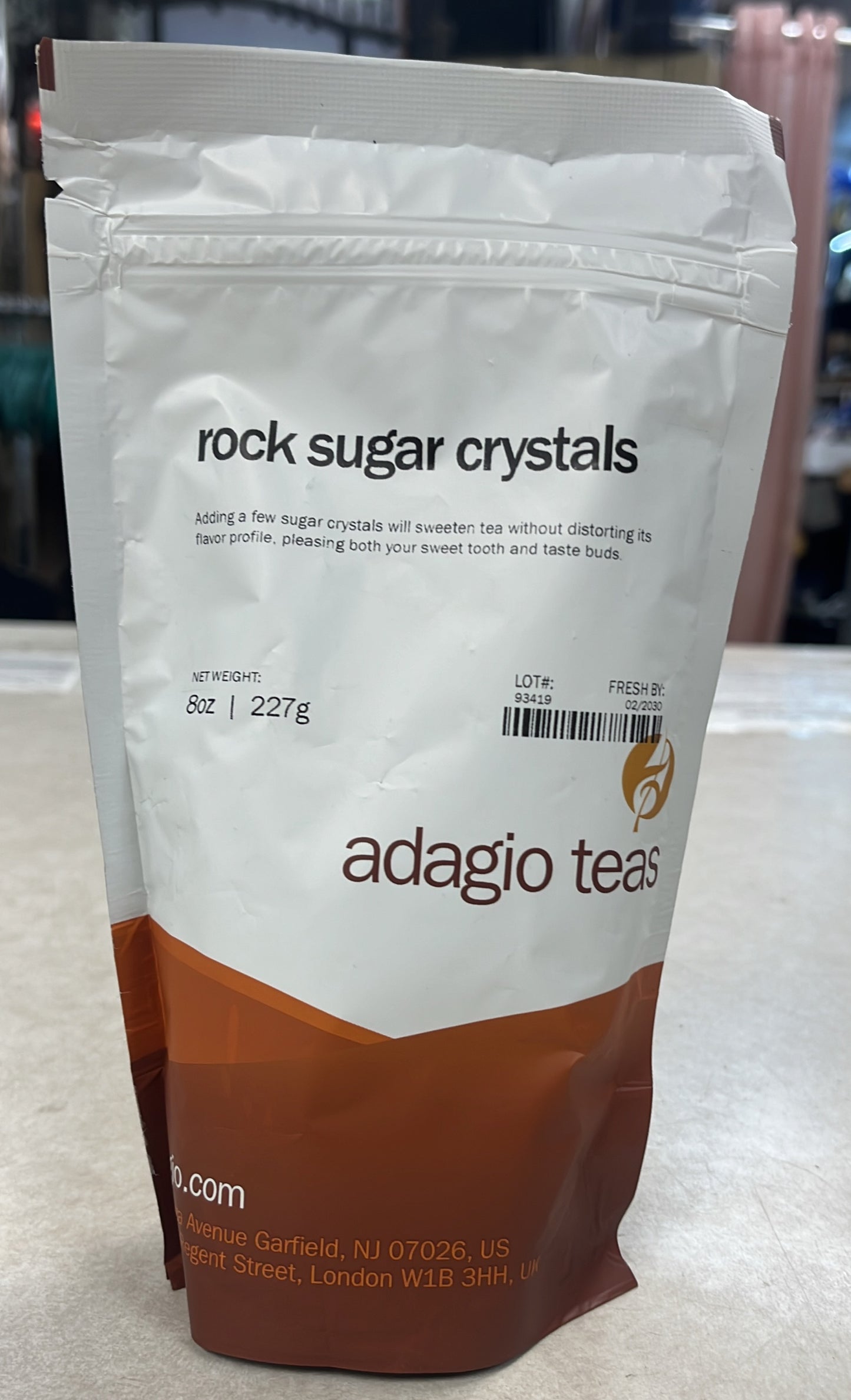 Amber Sugar Crystals 8oz