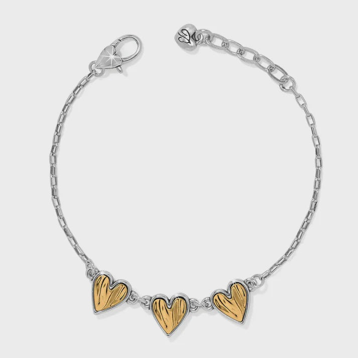 JF0323 Cascade Heart Bracelet