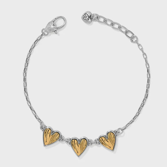 JF0323 Cascade Heart Bracelet