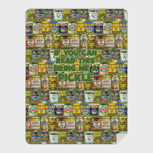 Pickle Throw Blanket - plush