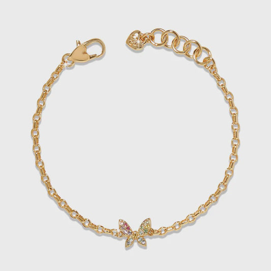 JF 0463 -Enchanting Gem Butterfly Bracelet