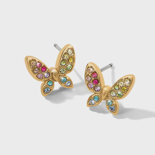 JA0326 - Enchanting Gem Butterfly Earrings