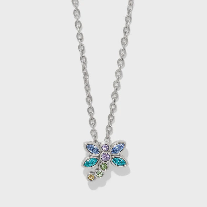 JM0241 - Enchanting Gem Dragonfly Necklace