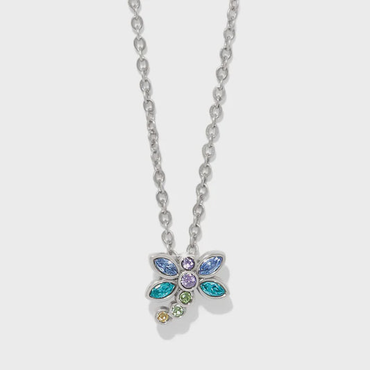JM0241 - Enchanting Gem Dragonfly Necklace
