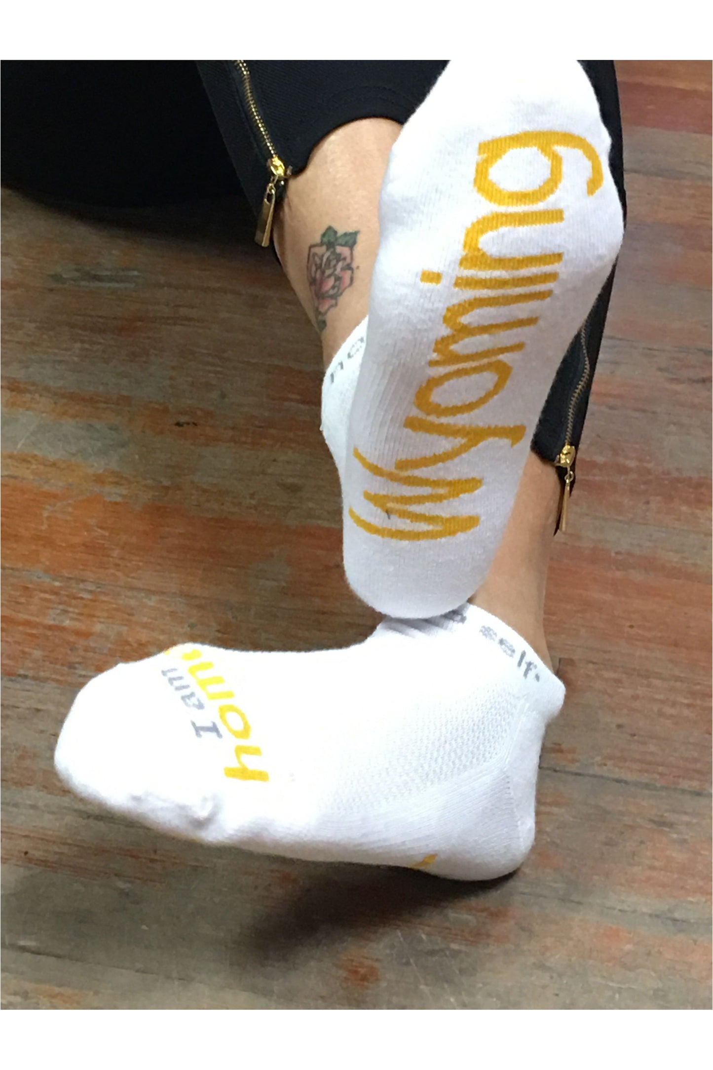 I am home-WY-large socks