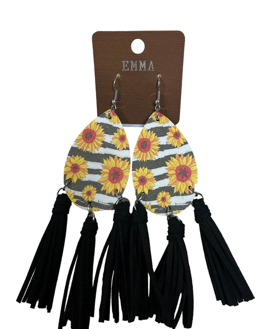 Emma Sunflower Earrings