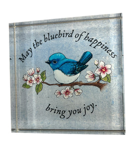 Glass Bluebird of Happiness