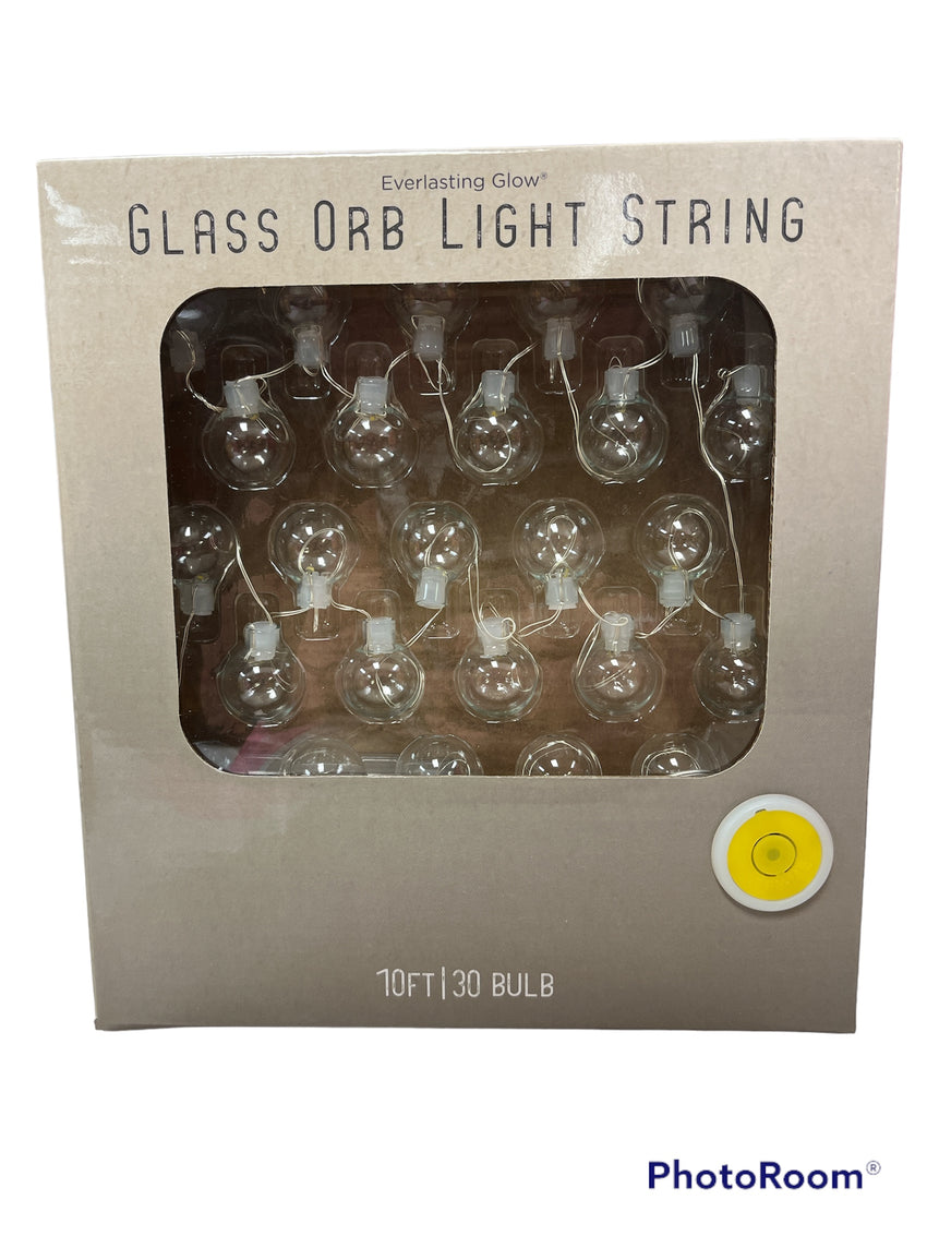Glass Orb Light String