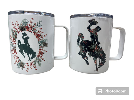 Bucking Bronco To Go Mug with lid