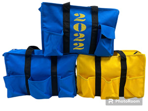 Blue & yellow Totes