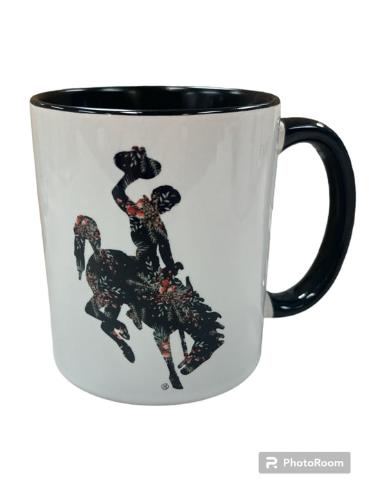 Bucking Bronco Ceramic Mug