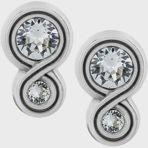 Ja1222 infinity sparkle post earrings
