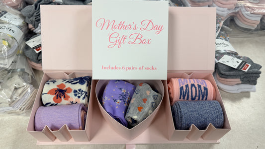 Mother's Day Gift Box - 6 prs. socks