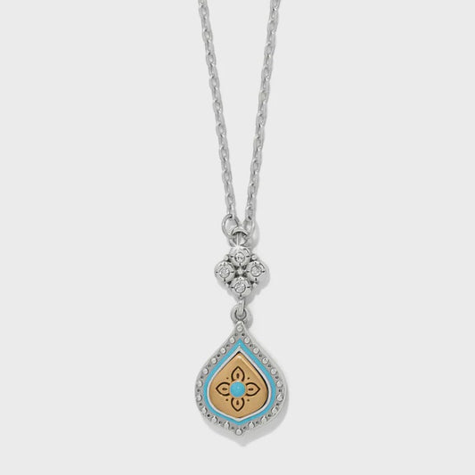 JM0091 -Mosaic Cerrillos Petite Teardrop Necklace