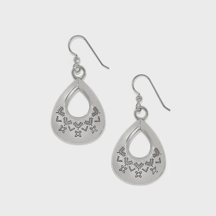 JA9982 Mosiac Paseo Etch Earring