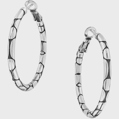 JA5420 Pebble Small Hoop Earrings