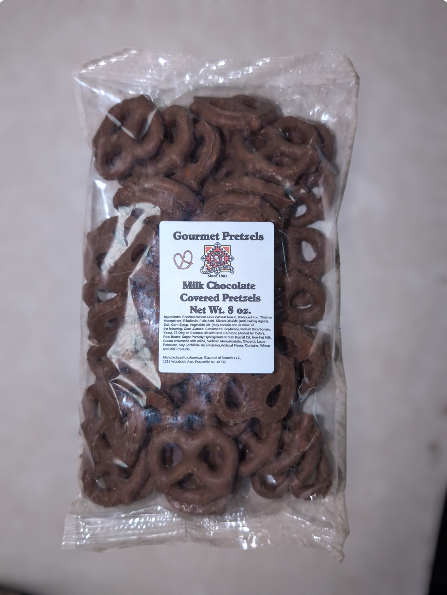 American Gourmet Milk Chocolate Covered Pretzels