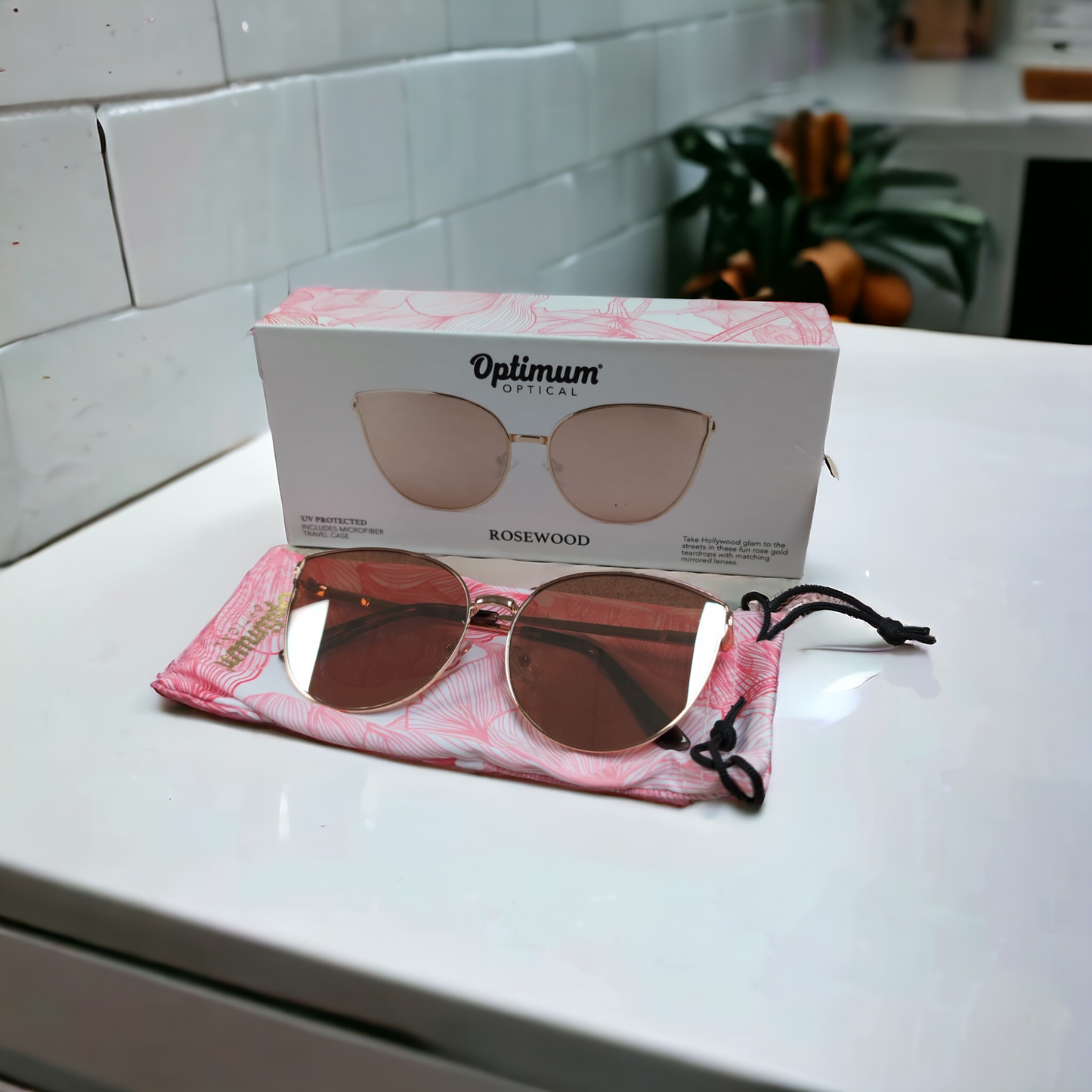 Optimum Sunglasses - Rosewood