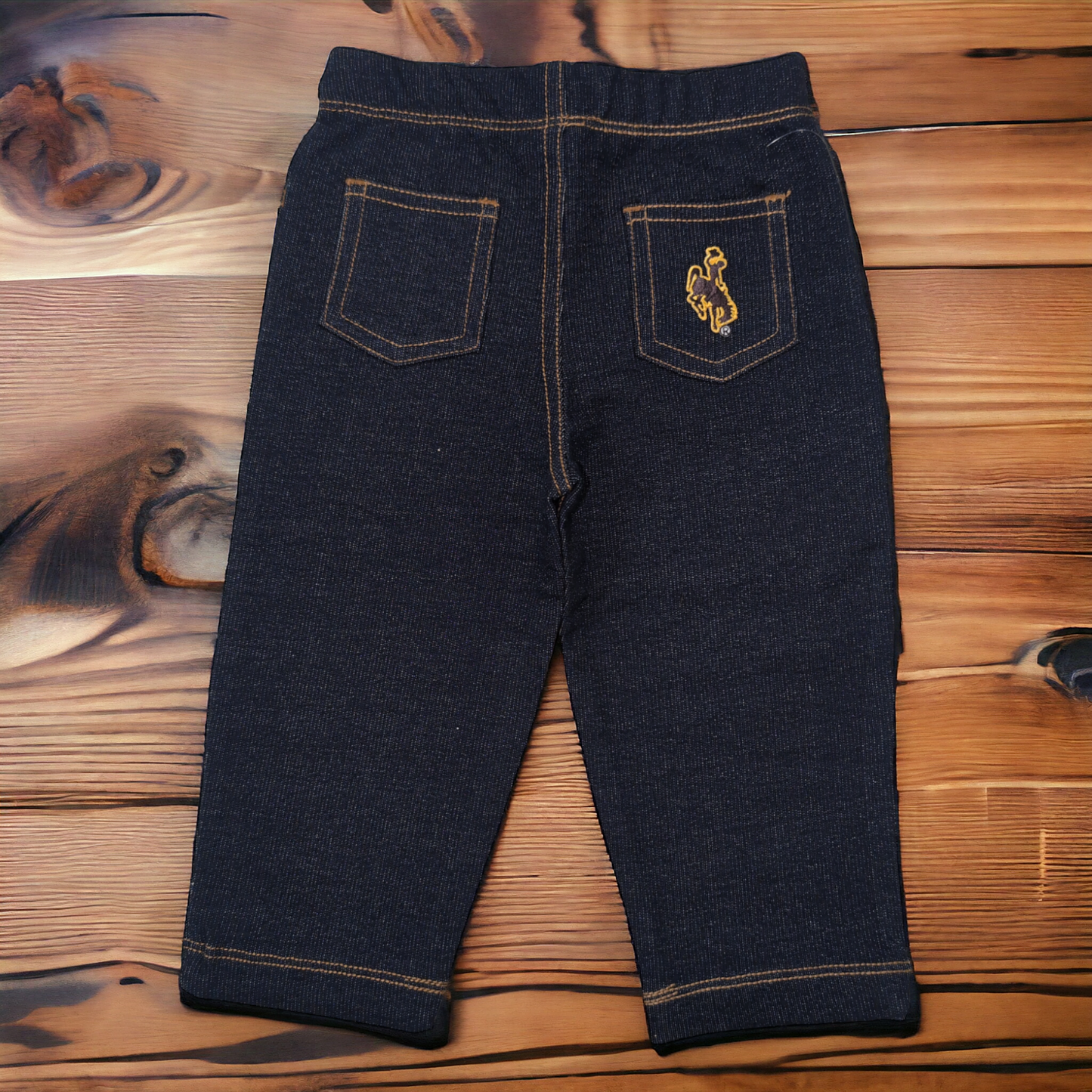 Wyoming Cowboys Baby Jeans