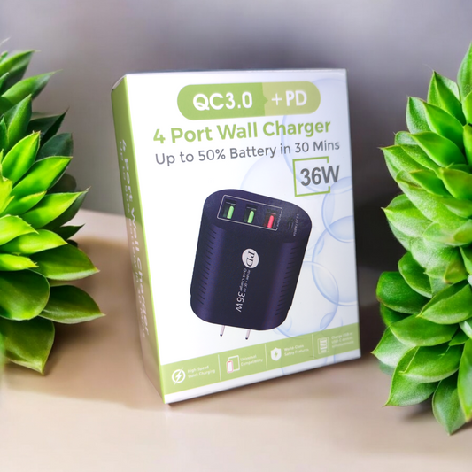 4 Port Wall Charger - PREORDER