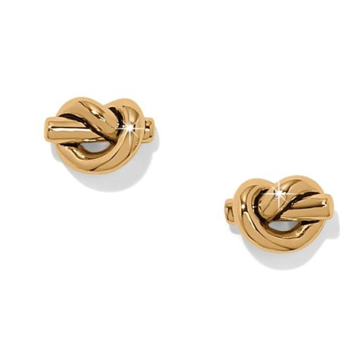 interlok single knot mini earrings ja0197