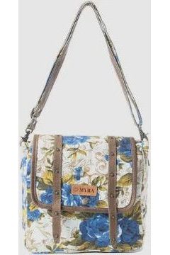 Myra Mesa Morning Glories Messenger Bag
