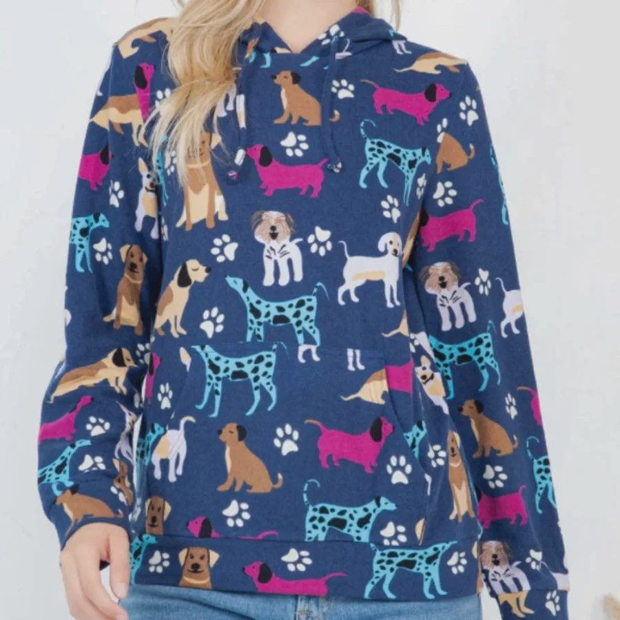 Variety of Dogs Hoodie - Navy