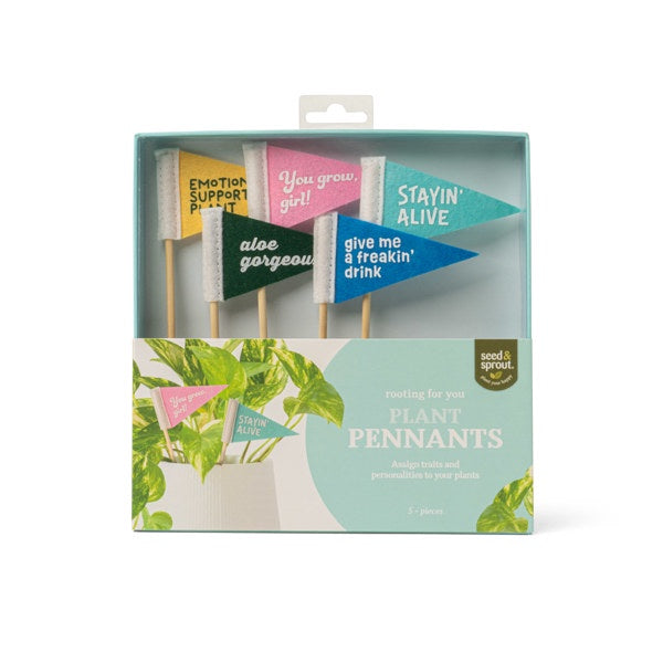 Rooting For You Plant Pennants