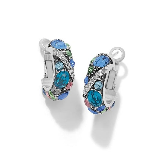 trust your journey hoop earrings