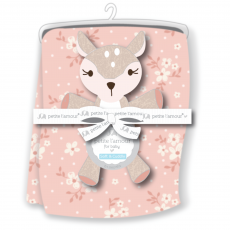 Soft Plush Blanket & Blankie Pal Set - deer