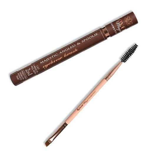 Majestic Angled & Spoolie Eyebrow Brush