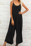 Spaghetti Strap Scoop Neck Jumpsuit-Online Only
