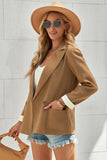 Double-Breasted Blazer with Pockets - Online Only
