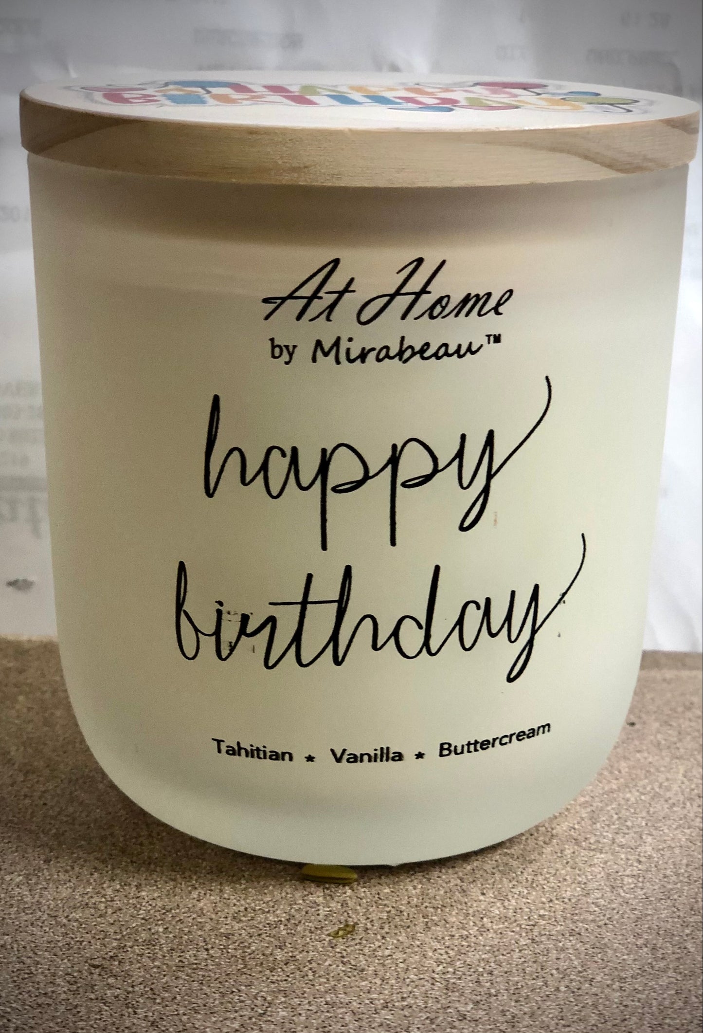 Mirabeau Happy Birthday Candle