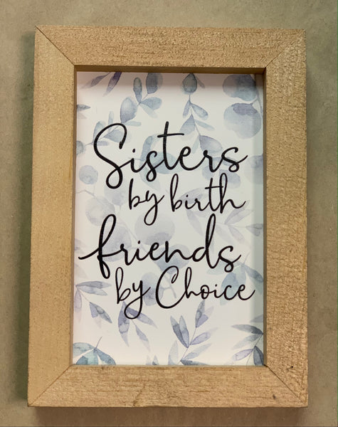 Sisters by Chance Sign