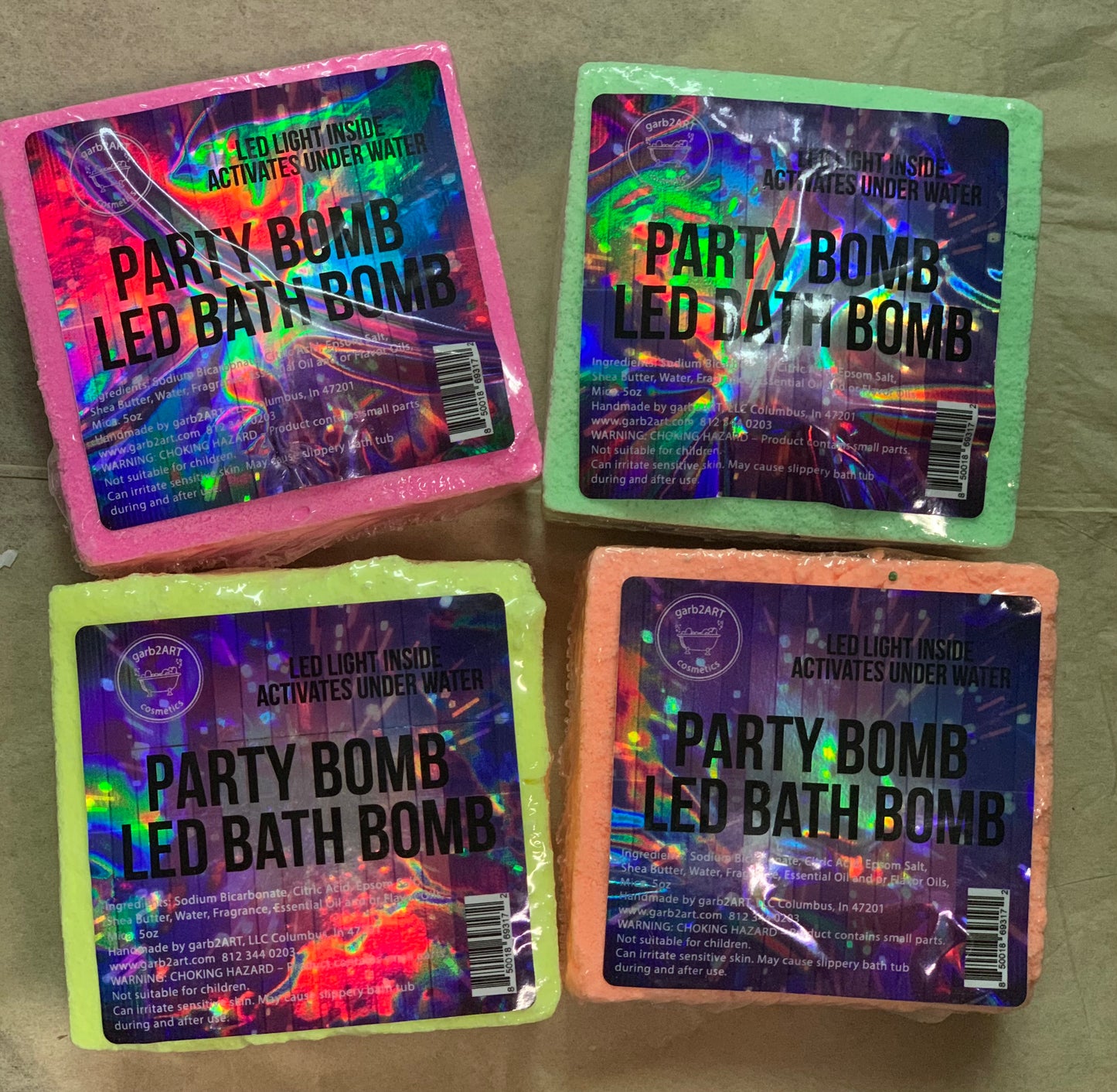 LED Party Bath Bomb