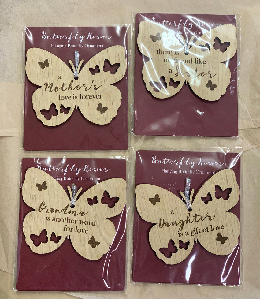 Butterfly Kisses Ornaments