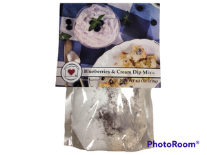 Blueberries & Cream Dip Mix