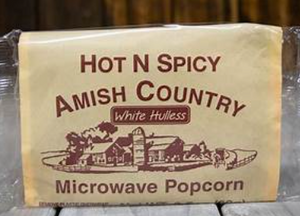 Amish Microwave Hot N Spicy Popcorn