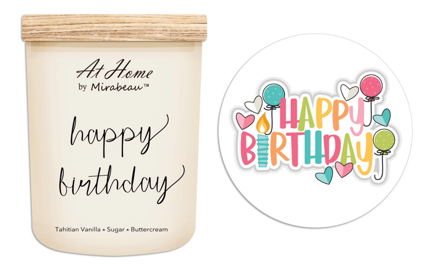 Mirabeau Happy Birthday Candle