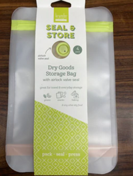 Seal and Store Dry Goods Storage Bag 4 Pack