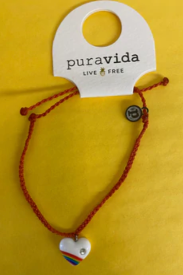 Pura Vida Vintage Heart Silver Bracelet