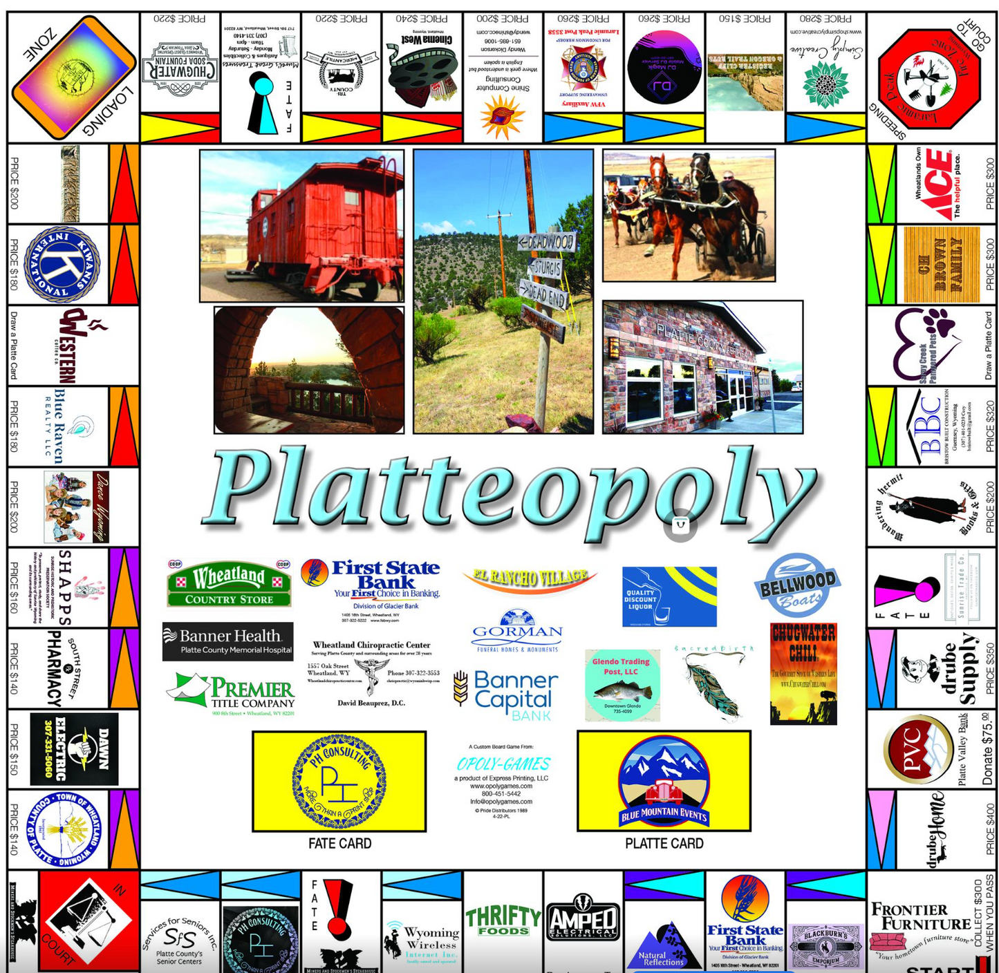 Platteopoly Game