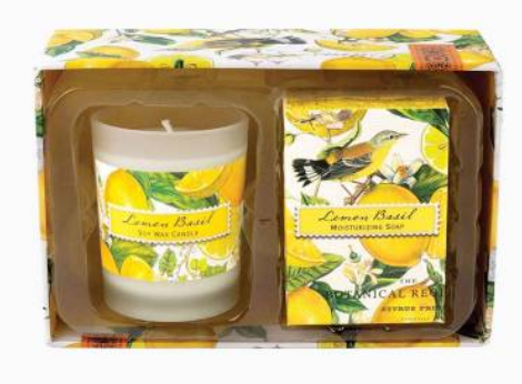 Michel Design Candle  & Soap Gift Set