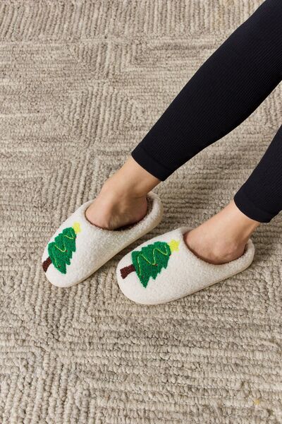 Melody Christmas Tree Cozy Slippers-Online Only