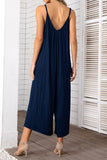Spaghetti Strap Scoop Neck Jumpsuit-Online Only