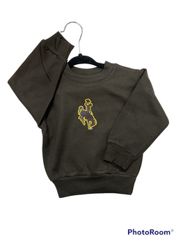 Wyoming baby clothing sweatshirt