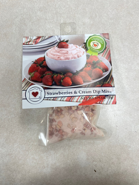 Strawberries and cream dip mix