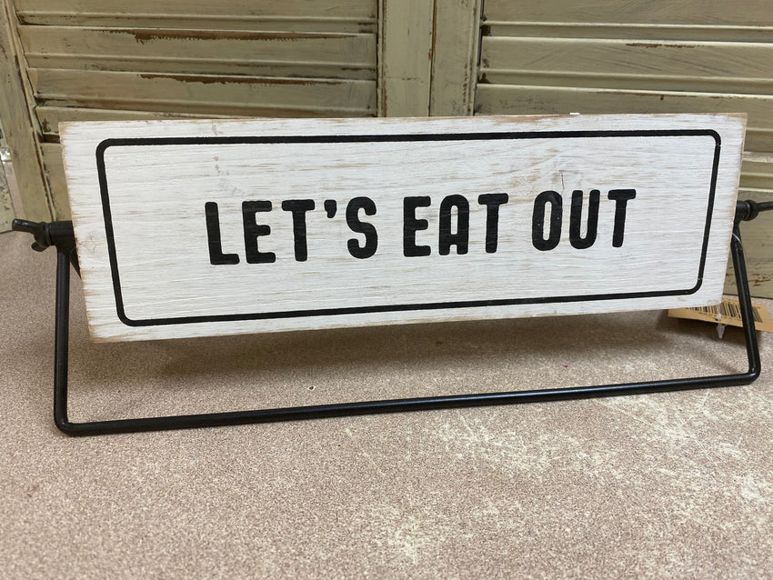 Stay Home / Eat Out Sign